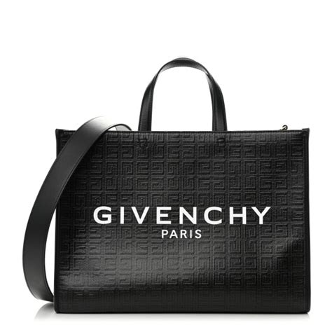 GIVENCHY 4G Coated Canvas Logo Medium G